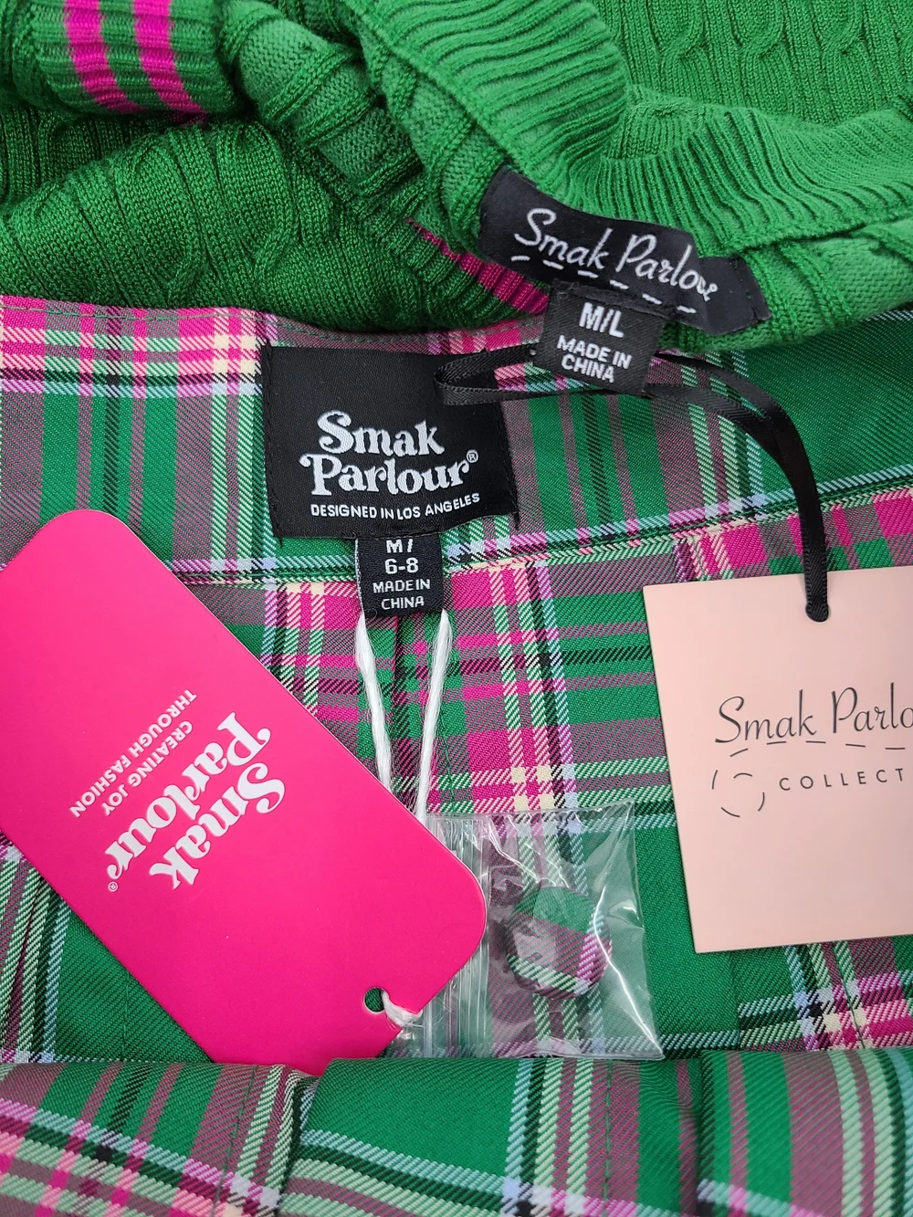 Unique Vintage's Smak Parlour Pickleball Skirt Set Size Medium